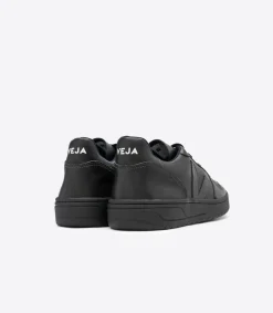 VEJA V-10 LEATHER BLACK BLACK