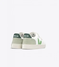 Kinder VEJA V-12 LEATHER EXTRA WHITE MULTICO CLAY