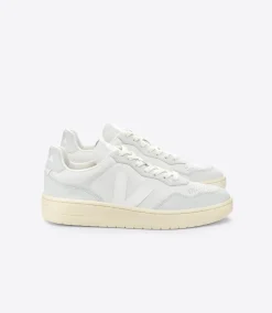 Damen VEJA V-90 LEATHER GRAVEL WHITE