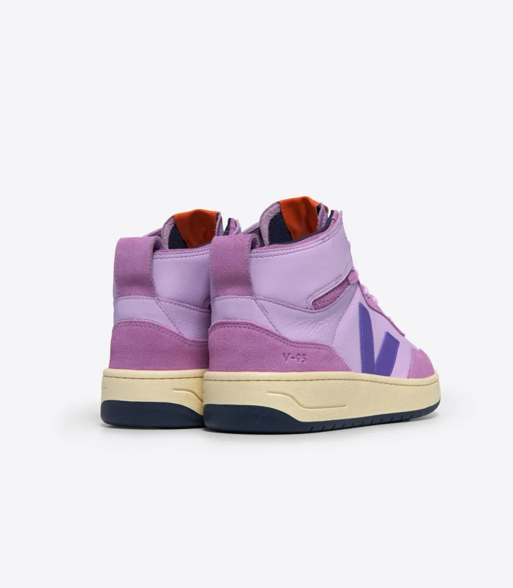 Damen VEJA V-95 LEATHER ORCHID PURPLE