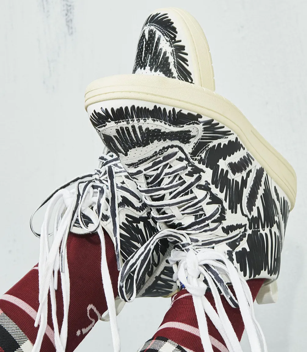 VEJA V-15 LEATHER X MARNI FULL BLACK