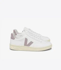 Damen VEJA V-12 LEATHER WHITE BABE