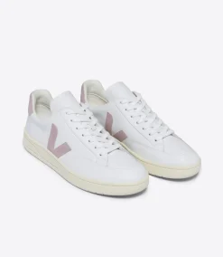 Damen VEJA V-12 LEATHER WHITE BABE