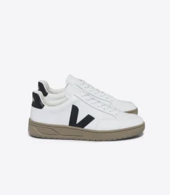 Damen VEJA V-12 LEATHER WHITE BLACK DUNE