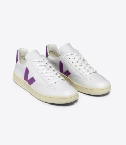Damen VEJA V-12 LEATHER WHITE COSMOS
