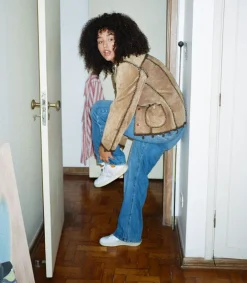 Damen VEJA V-12 LEATHER WHITE LIGHT GREY