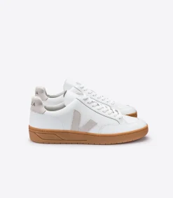 VEJA V-12 LEATHER WHITE NATURAL NATURAL SOLE