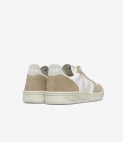 Damen VEJA V-10 LEATHER WHITE NATURAL SAHARA