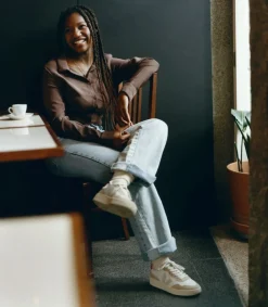 Damen VEJA V-90 LEATHER WHITE PIERRE PEKIN