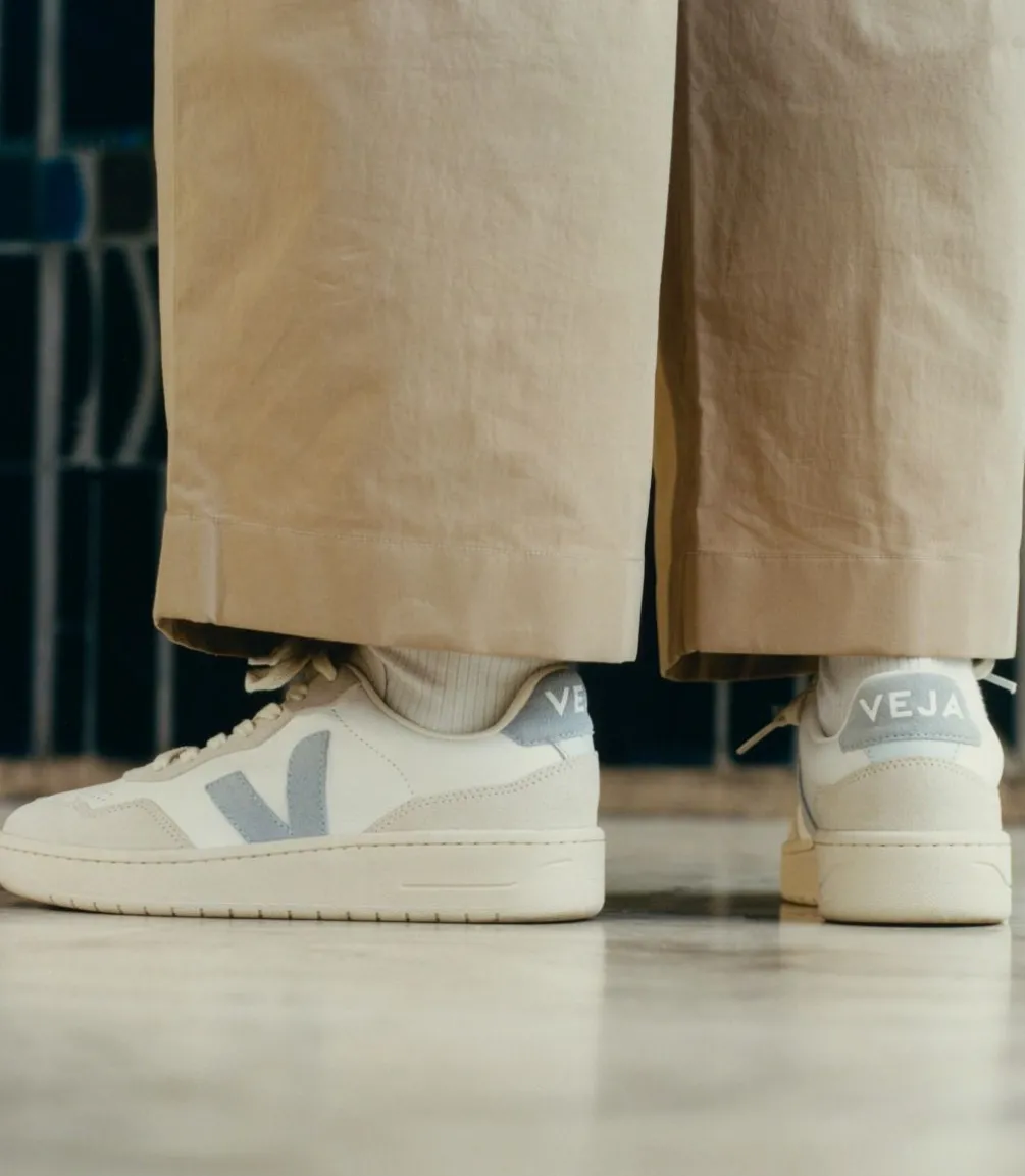 Damen VEJA V-90 LEATHER WHITE STEEL