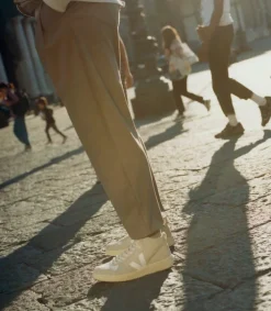 Damen VEJA V-15 NUBUCK NATURAL WHITE