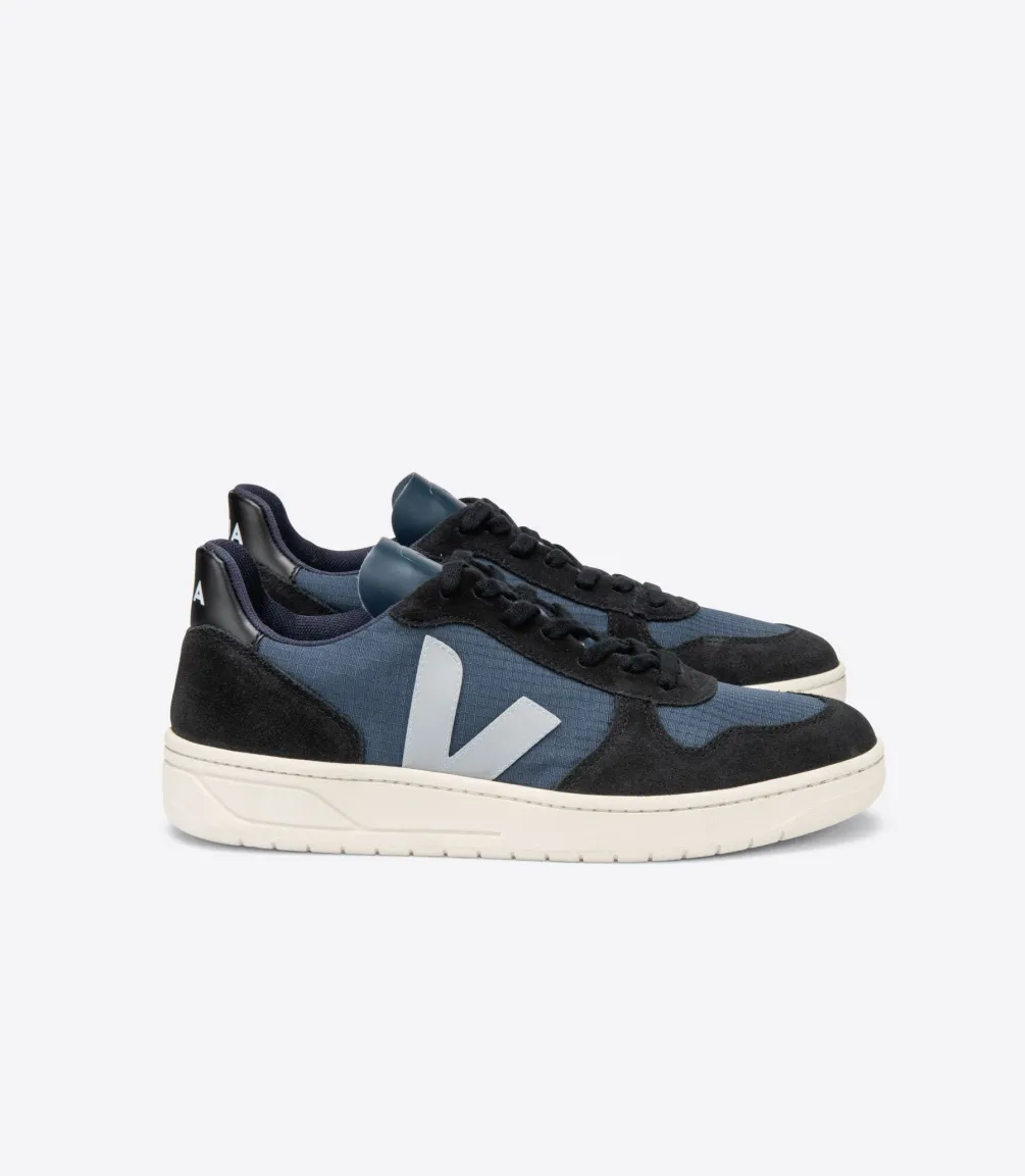 VEJA V-10 RIPSTOP NAUTICO OXFORD GREY BLACK