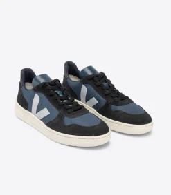 VEJA V-10 RIPSTOP NAUTICO OXFORD GREY BLACK