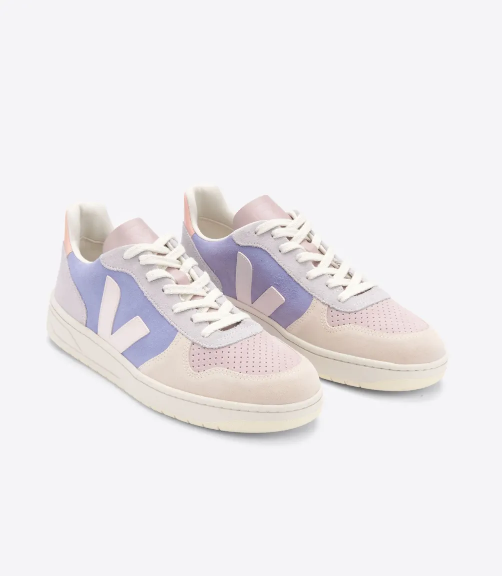 VEJA V-10 SUEDE MULTICO LAVANDE