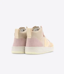 VEJA V-15 SUEDE MULTICO PEACH