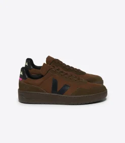 Damen VEJA V-90 SUEDE WALNUT BLACK