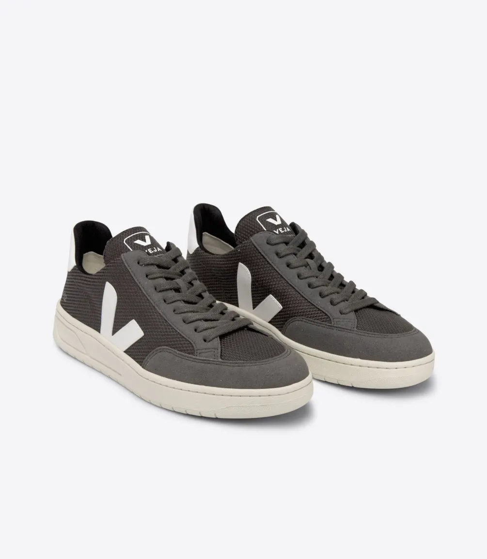 VEJA V-12 VEGAN B-MESH GRAFITE WHITE