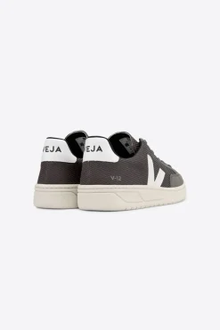 VEJA V-12 VEGAN B-MESH GRAFITE WHITE