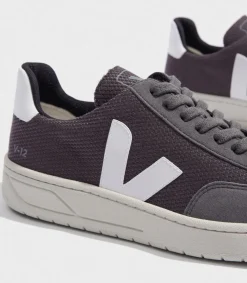 VEJA V-12 VEGAN B-MESH GRAFITE WHITE