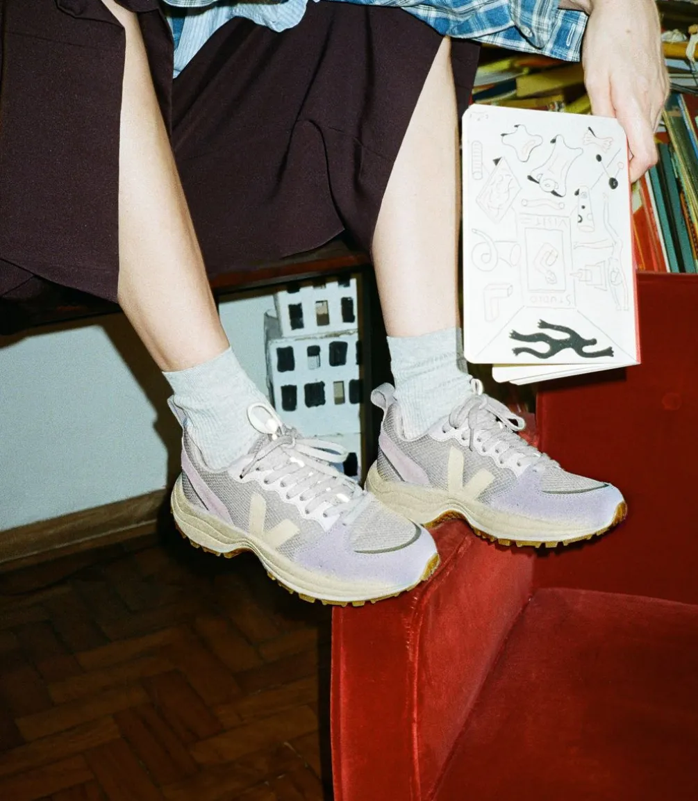 Damen VEJA VENTURI ALVEOMESH NATURAL CASHEW MULTICO