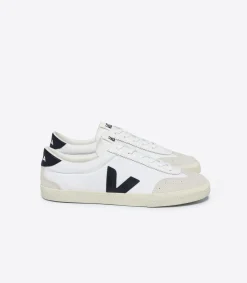 Damen VEJA VOLLEY CANVAS WHITE BLACK