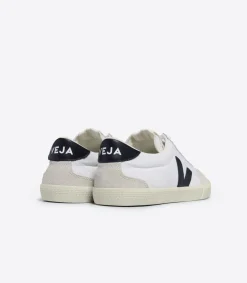 Damen VEJA VOLLEY CANVAS WHITE BLACK