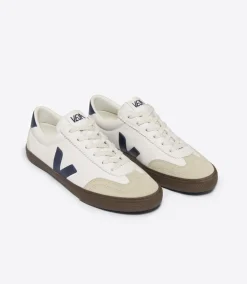 Damen VEJA VOLLEY LEATHER WHITE NAUTICO BARK
