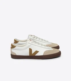 Herren VEJA VOLLEY LEATHER WHITE TENT BARK
