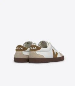 Herren VEJA VOLLEY LEATHER WHITE TENT BARK