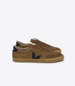 Damen VEJA VOLLEY SUEDE CAMEL BLACK