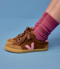 Damen VEJA VOLLEY SUEDE X MAKE MY LEMONADE COGNAC MARY