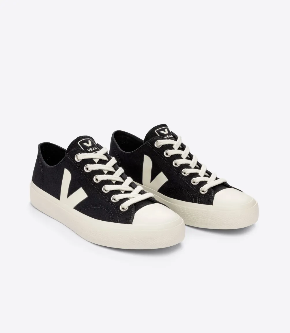 Damen VEJA WATA II LOW CANVAS BLACK PIERRE
